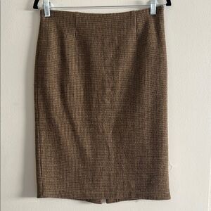 Elegant Ralph Lauren Blue Label 100% wool Brown Pencil Skirt